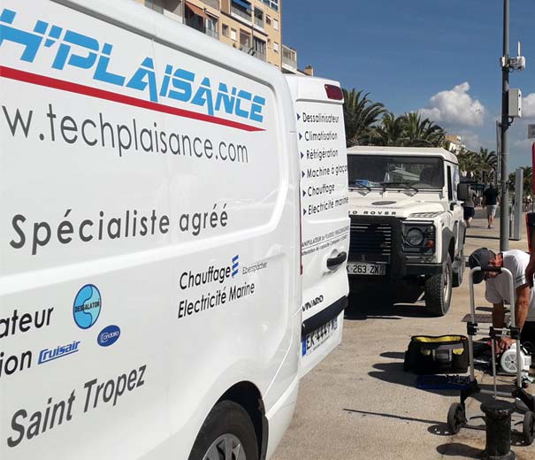 installation à bord